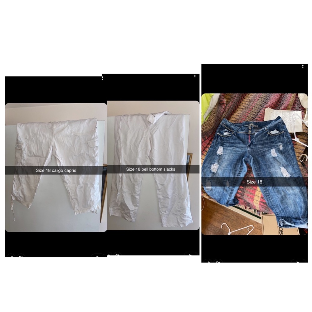 Size 18 capris and slacks